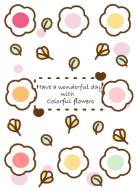 Cute pastel flowers