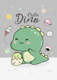 Dino Cute (Gray)