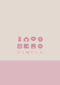 SIMPLE(beige pink)V.490b