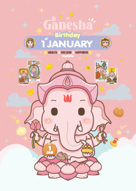 Ganesha x January 1 Birthday