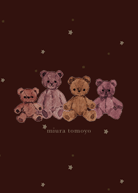 テディベア-simple brown