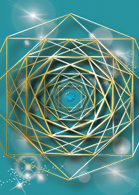 Blue : December turquoise & octagon