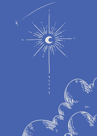 Sparkle of the moon (blue)