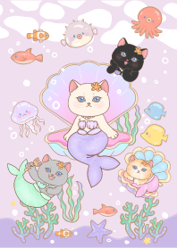 Cat mermaid Gang 1