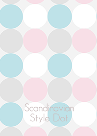 Scandinavian Style Dot blue & pink