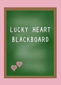 LUCKY HEART BLACKBOARD-ROSE PINK