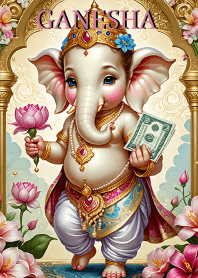 Gold :Ganesha Rich Rich &Rich Theme