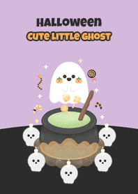 Fluffpuffy Halloween : Cute Little Ghost