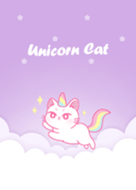 Unicorn Cat in The Pastel Sky