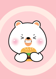 Cute White Bear Simple Theme 2