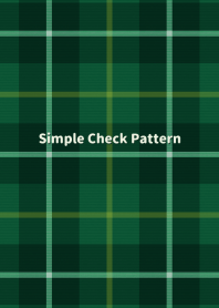 Simple Check Pattern[Dark Green]