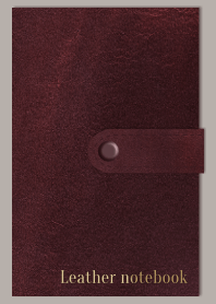 Leather notebook from Japan!