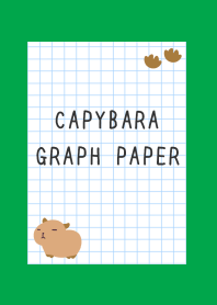 CAPYBARA GRAPH PAPER-GREEN