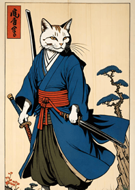 浮世絵 - 武士 062D60