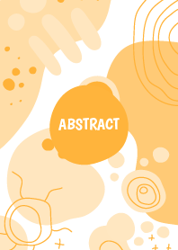 Abstract Hand Drawn Yellow Orange 3