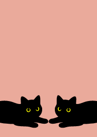 Black Cat Holiday12 on pink & blue