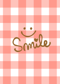 Red gingham check patterns - smile11-