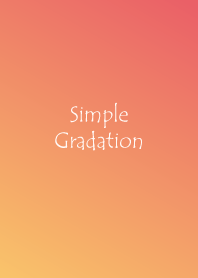 Simple Gradation -APRICOT-