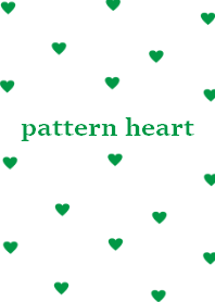 pattern miniheart_whitegreen