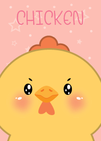 Simple Cute Face Chicken