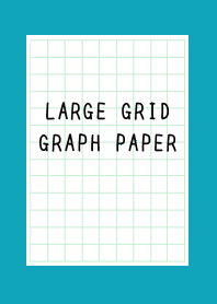 LARGE GREEN GRID GRAPH PAPER-VIRIDIAN
