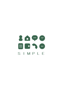 シンプル（white green)V.449