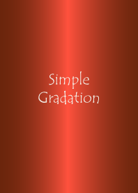 Simple Gradation -GlossyOrange 3-