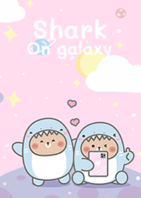 Bear Shark on space pink!