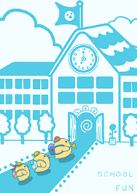 yellow duck school fun-Indigo (Bl3)