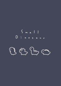 Small Dinosaur 2 /navy + beige