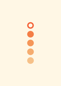 mere dots Orange