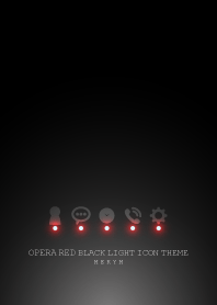 OPERA RED BLACK LIGHT ICON THEME