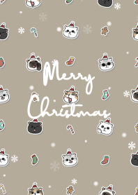 neko christmas1 / khaki