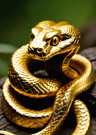 Prosperous Golden Snake 90dF3a