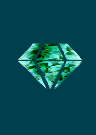 Gold luck dark light blue