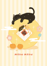 Meow meow universe (Lucky Cat yellow)