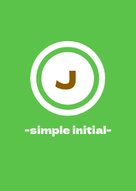 simple initial-J- THEME 16