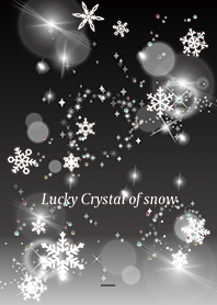 Black / All luck goes up! Snowflake