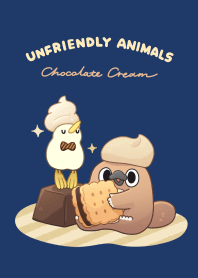 Unfriendly animals : chocolate cream