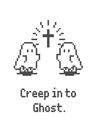Sheet Ghost Creep in Ghost - Gray 01