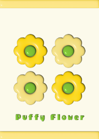 Puffy Flower yellow
