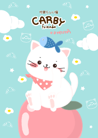 Carby&friends : Morning Cat (Peach ver.)