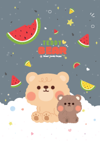 Teddy Bear Love Watermelon Sweet