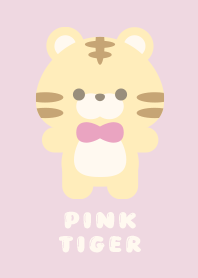 Simple Cute Tiger [Pink&Beige]
