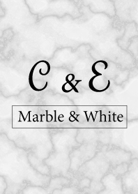 C&E-Marble&White-Initial
