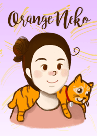 Orange neko