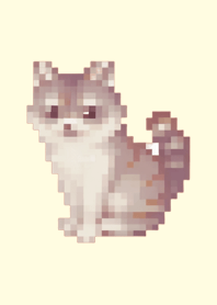 たぬきのドット絵のきせかえ Brown 05