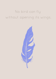 feather - beige base -