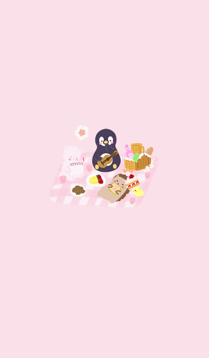 Baby penguin Menguin: Lovely picnic
