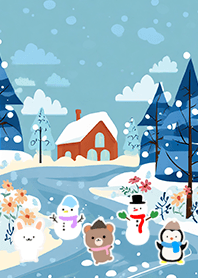 可愛い北欧風着せかえ(Winter-989)